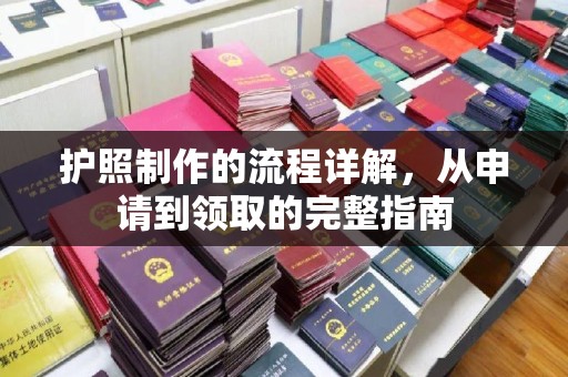 桐乡护照制作的流程详解，从申请到领取的完整指南